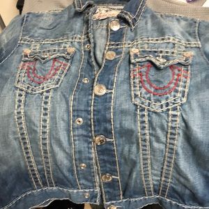 True religion trucker jean jacket